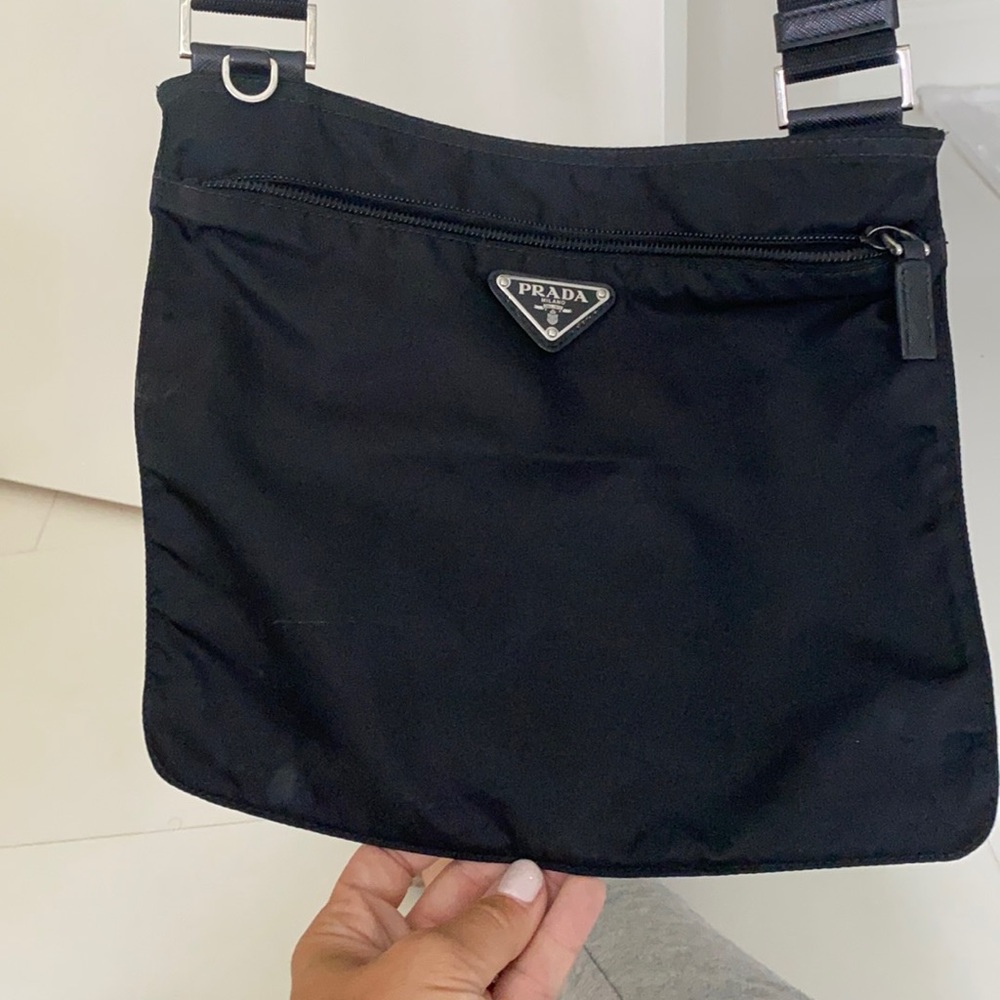 Prada tessuto black crossbody